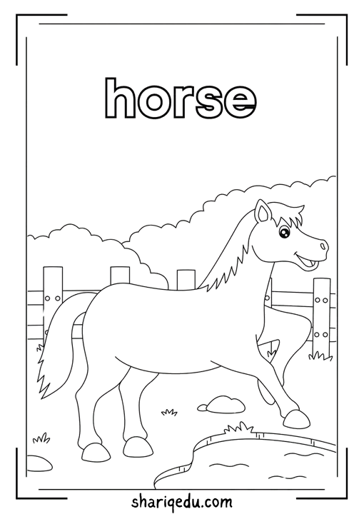 Horse Haven Coloring