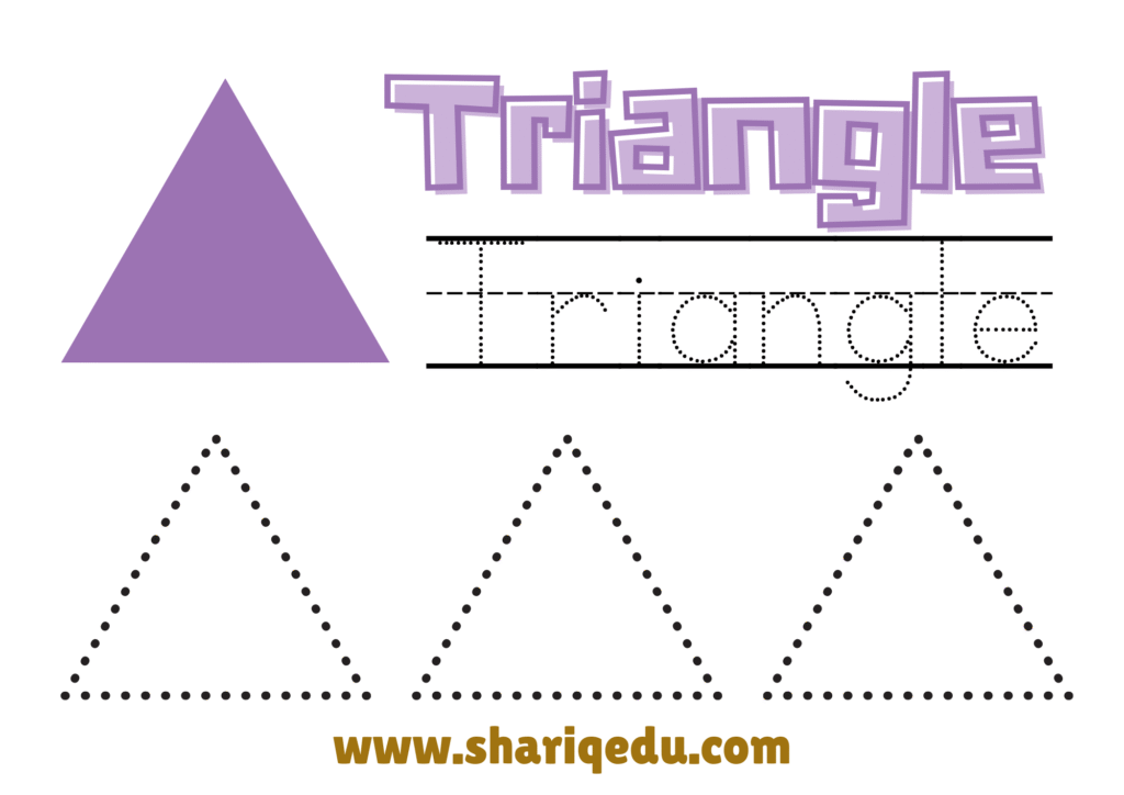 Let’s Trace Shapes Fun Early Learning Worksheets