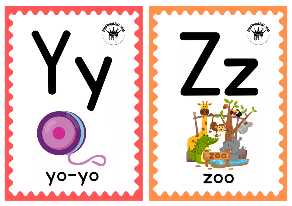 Colorful Alphabet Cards